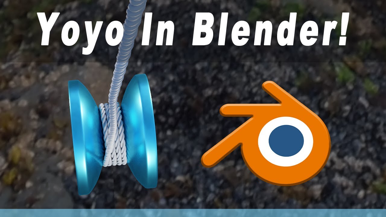 How to Model A Yoyo // Blender Tutorial