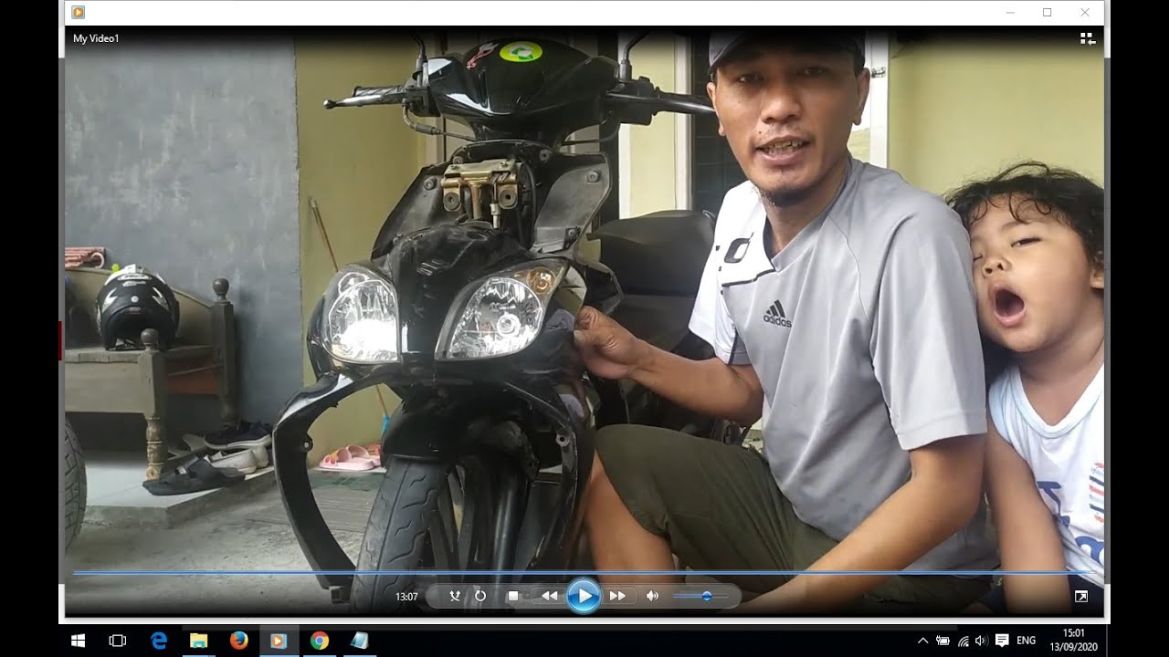Cara Ganti Lampu Depan Suzuki Skywave