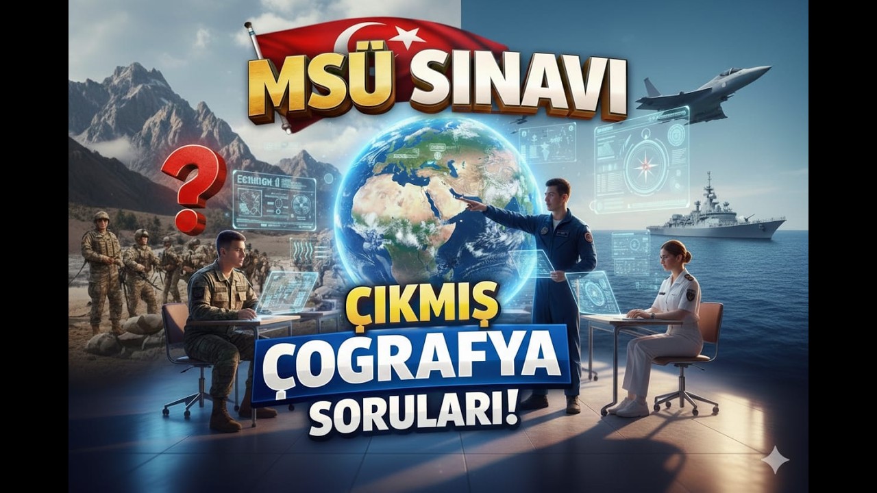 2022 Milli Savunma Üniversitesi Çıkmış Coğrafya Soru ve Cevapları #2023msü #msü#tyt#ayt#alicanhoca#