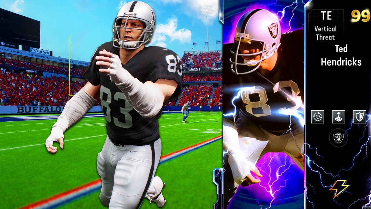 99 Ted Hendricks is UNFAIR on Offense..