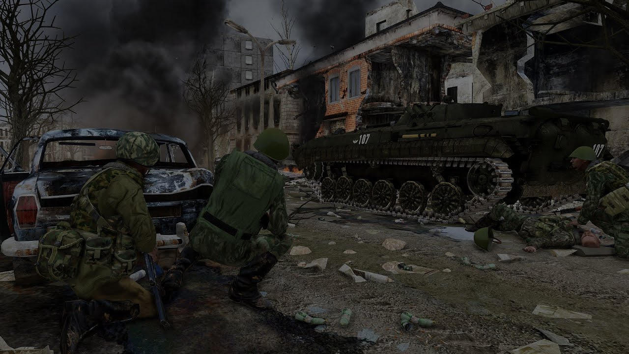 Cold war mod. Чечня. Ликвидация банды. Men of war assault squad 2.