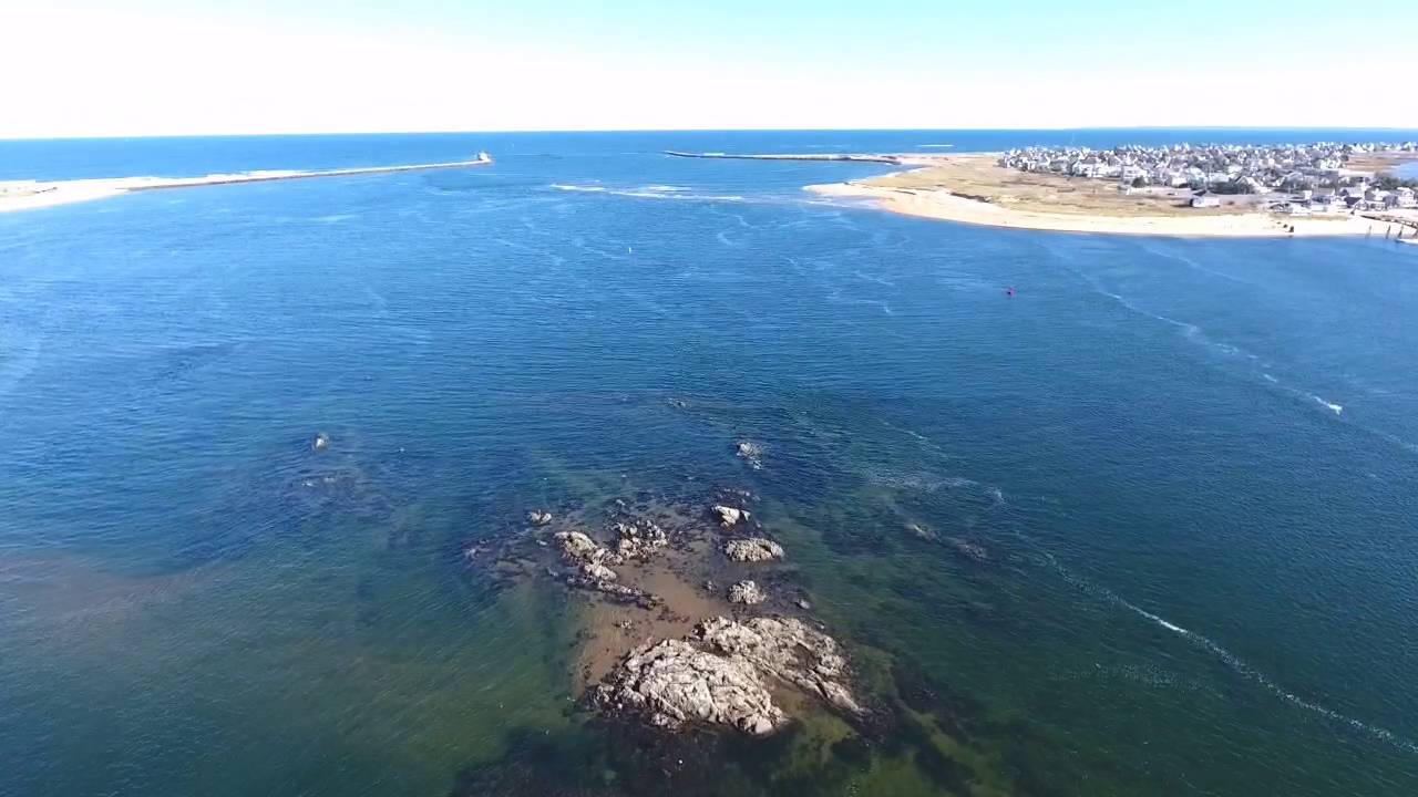 Plum Island Newburyport, MA - The Mouth of the Merrimack - DJI Phantom 4 DJI GO app