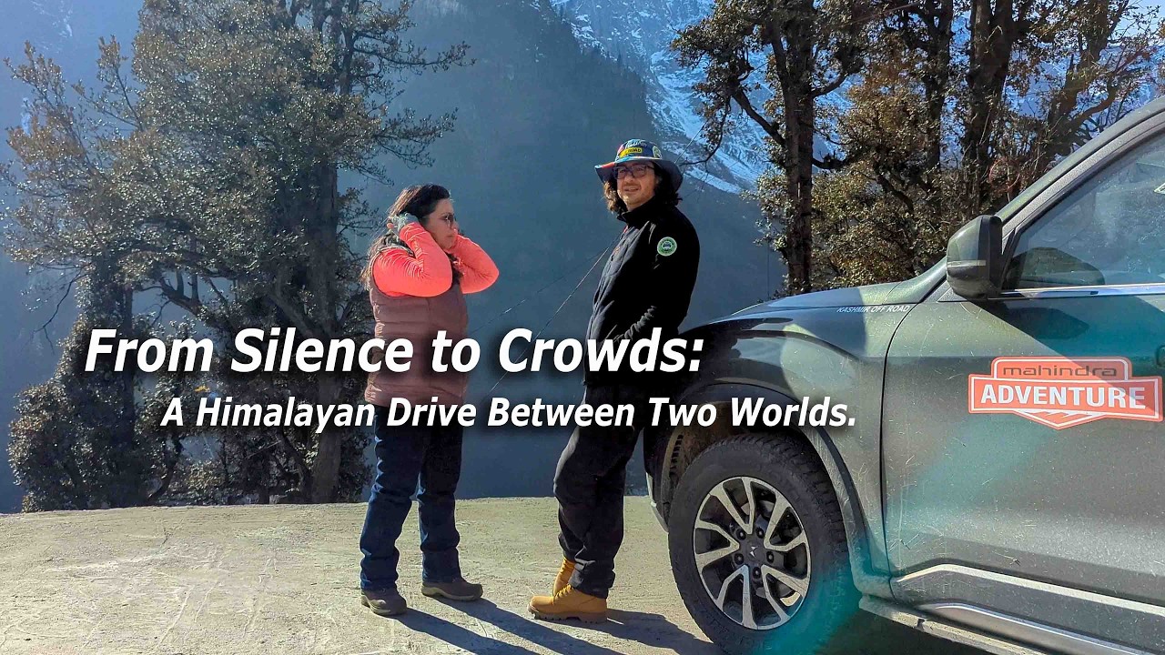 From Silence to Crowds: A Himalayan Drive Between Two Worlds