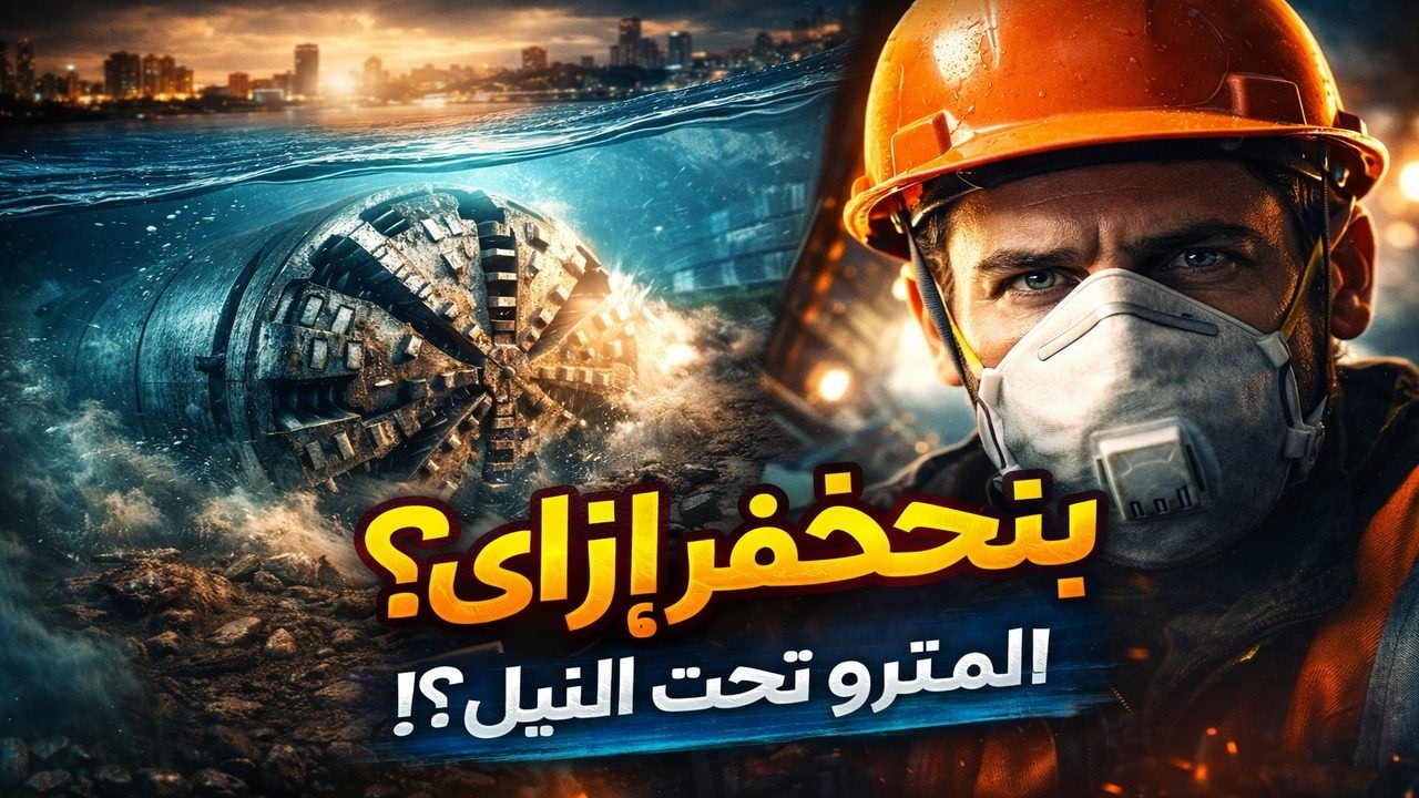 إزاي بنحفر المترو تحت نهر النيل؟ الهندسة اللي هتدهشك