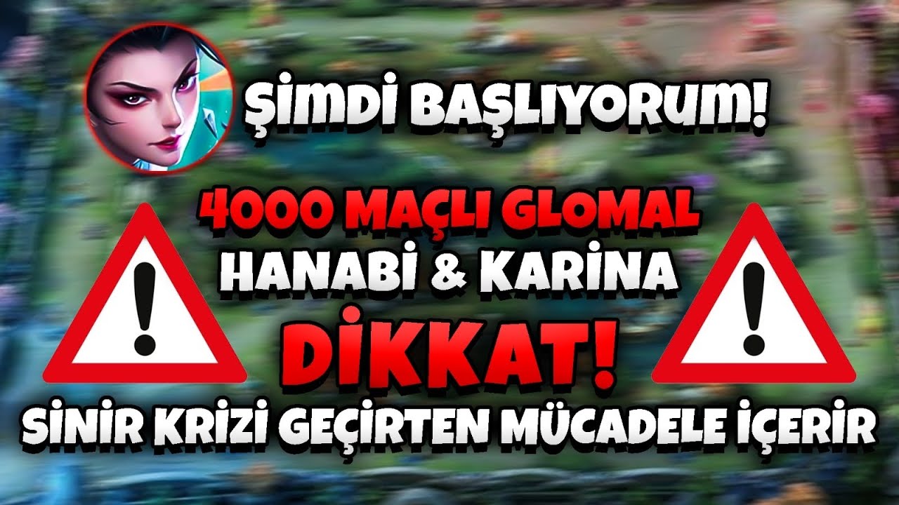 (IMDb:9.9) 4000 MAÇLI GLOMAL HANABİ HERKESE SİNİR KRİZİ GEÇİRTECEK! - Mobile Legends