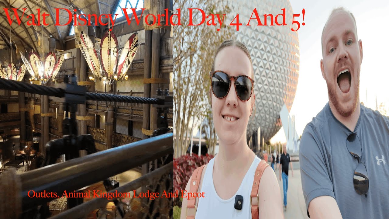 WALT DISNEY WORLD VLOG! Outlets, Animal Kingdom Lodge And EPCOT!