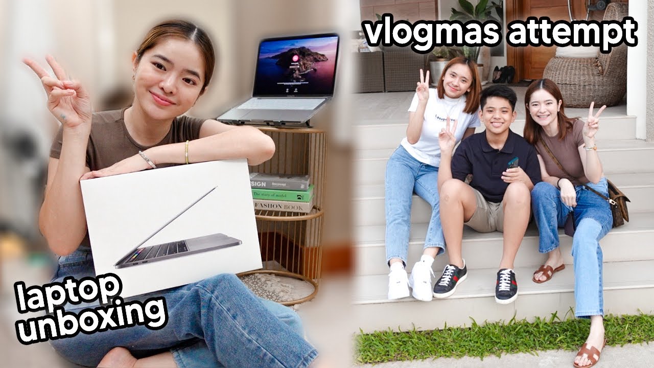 VLOGMAS: MACBOOK UNBOXING, CHILL & PRODUCTIVE DAY (I'm LATE!!)⎜TIN AGUILAR