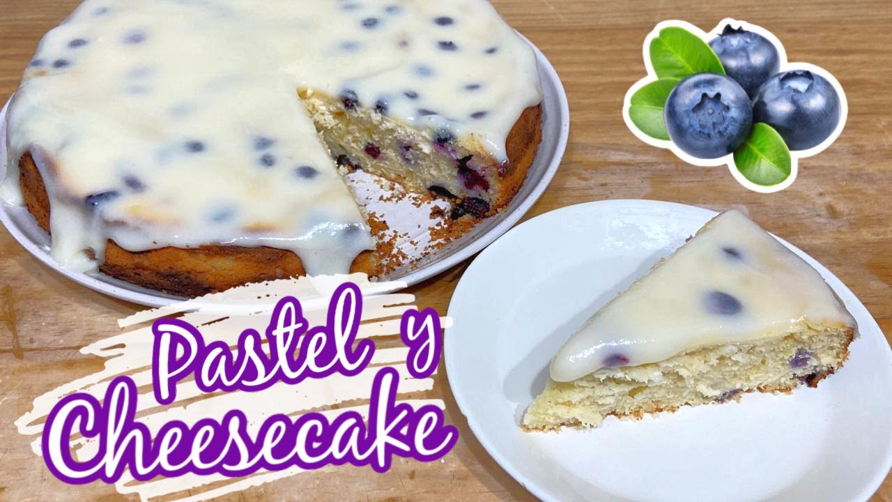 PASTEL CON CHEESECAKE DE LIMÓN Y MORAS AZULES | ALE DE NAVA