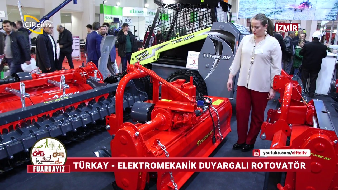 Türkay - Elektromekanik Duyargalı Rotovatör -  AgroExpo İzmir Fuar / Çiftçi Tv