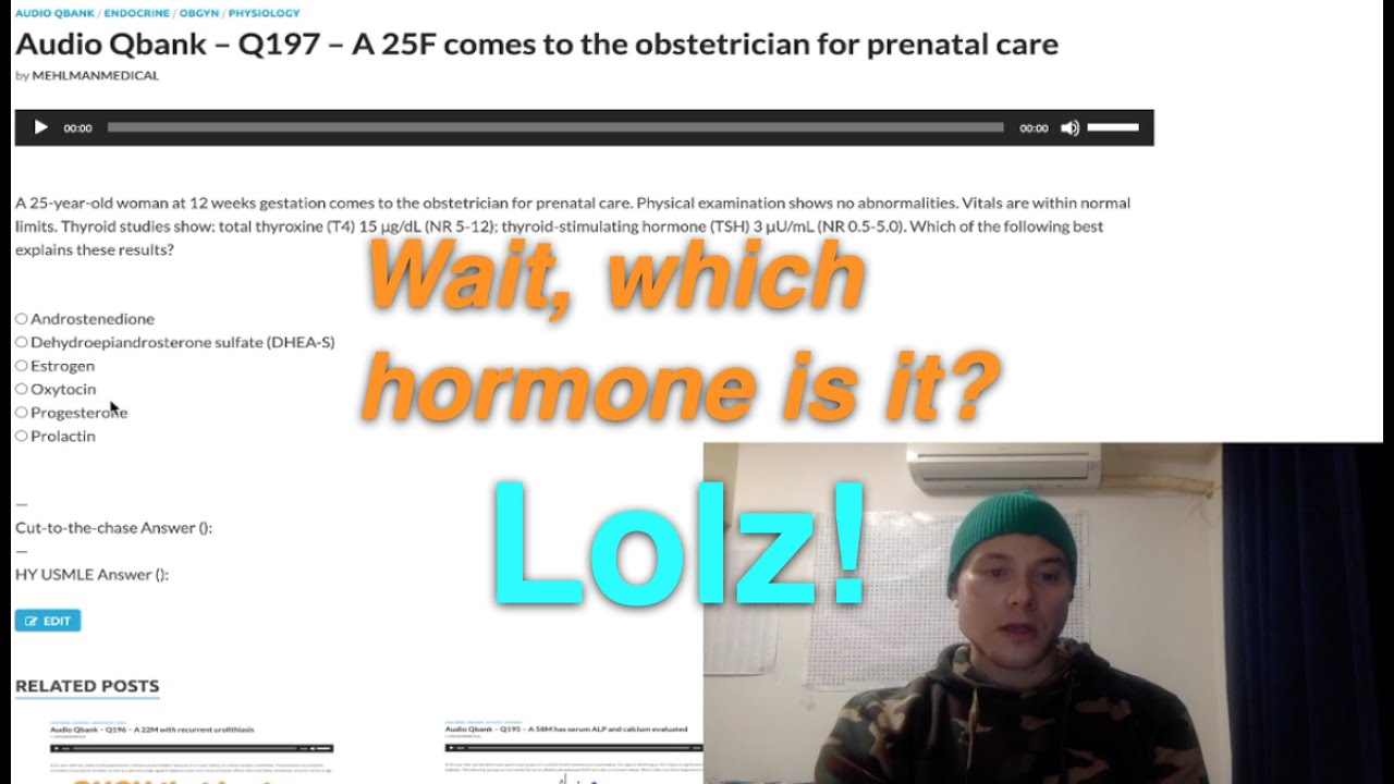 Wait, which hormone is it? Lolz!
