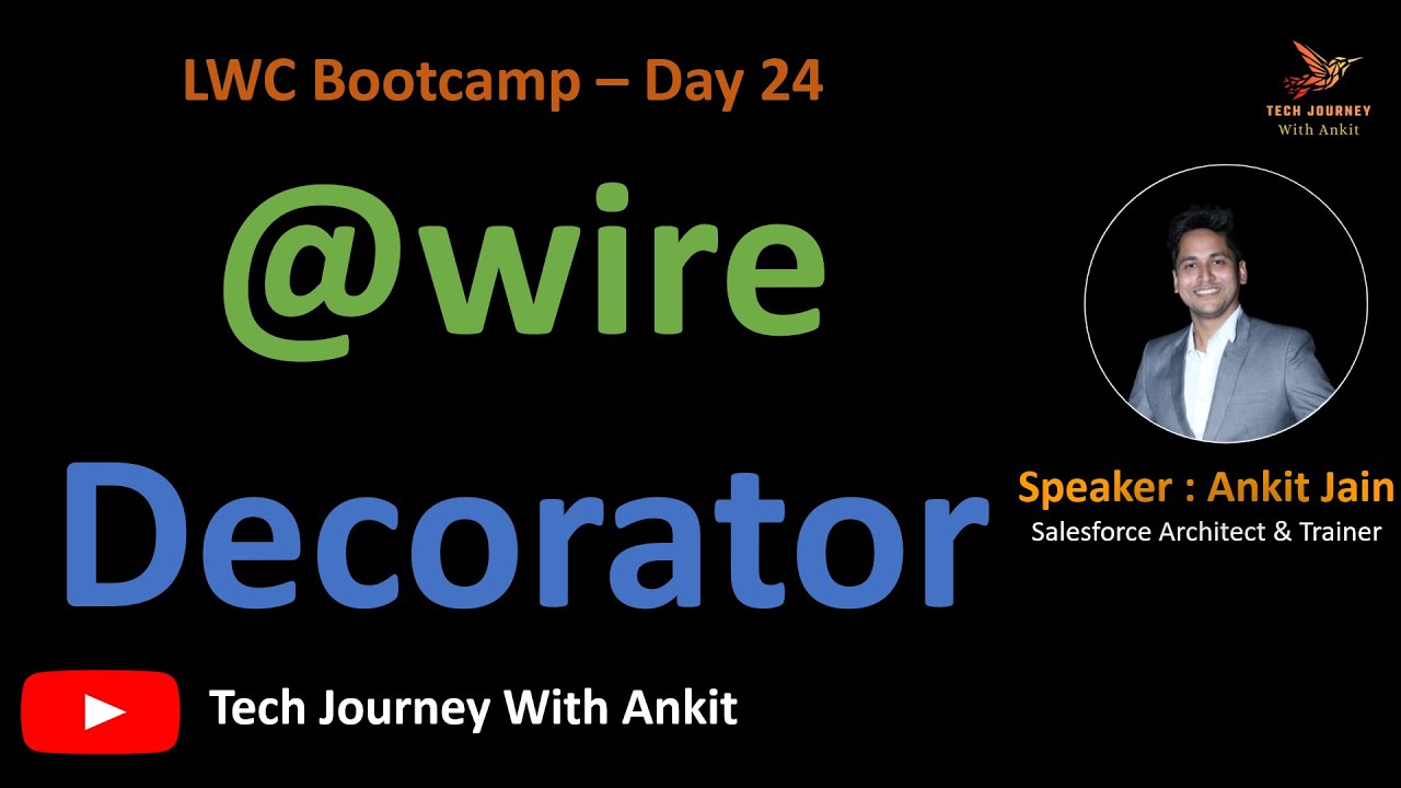 LWC Bootcamp Day 24 | @wire Decorator | Apex Class for LWC
