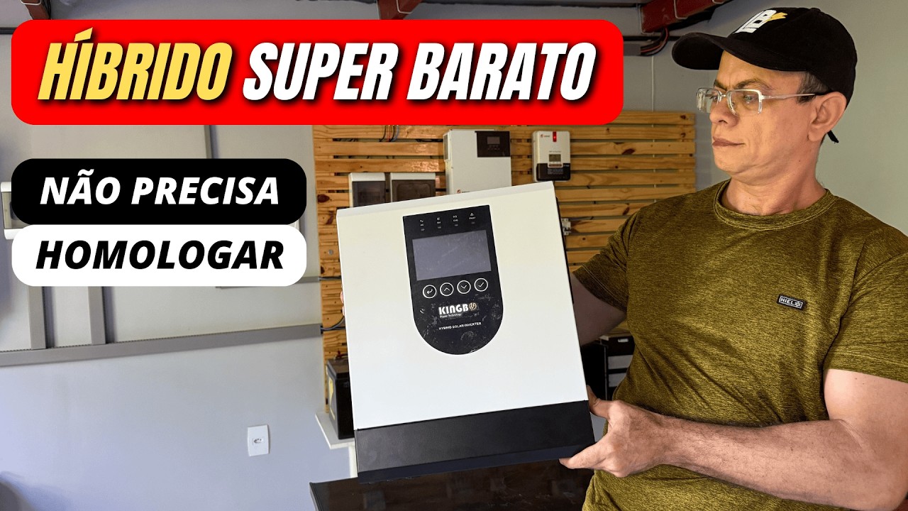 Inversor HÍBRIDO Kingbo 48V /6.500w | Liga a CASA TODA