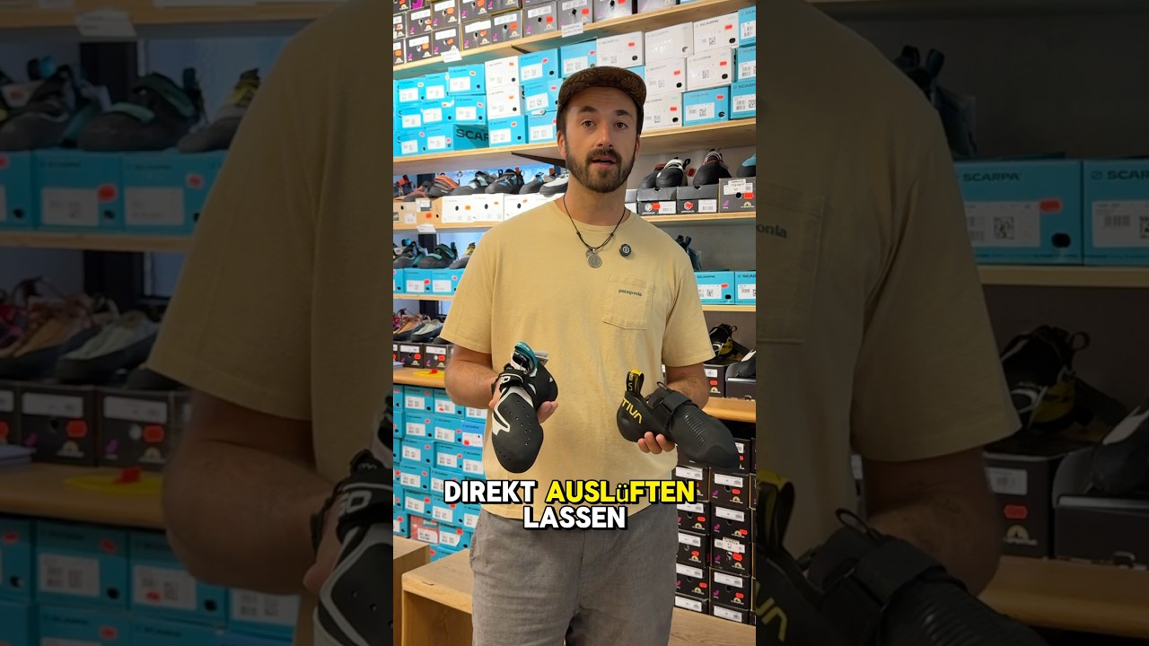 Kletterschuhe stinken! IMMER! Trotzdem kannst du sie gut pflegen! Wie? Wir verraten es! #bergfuchs