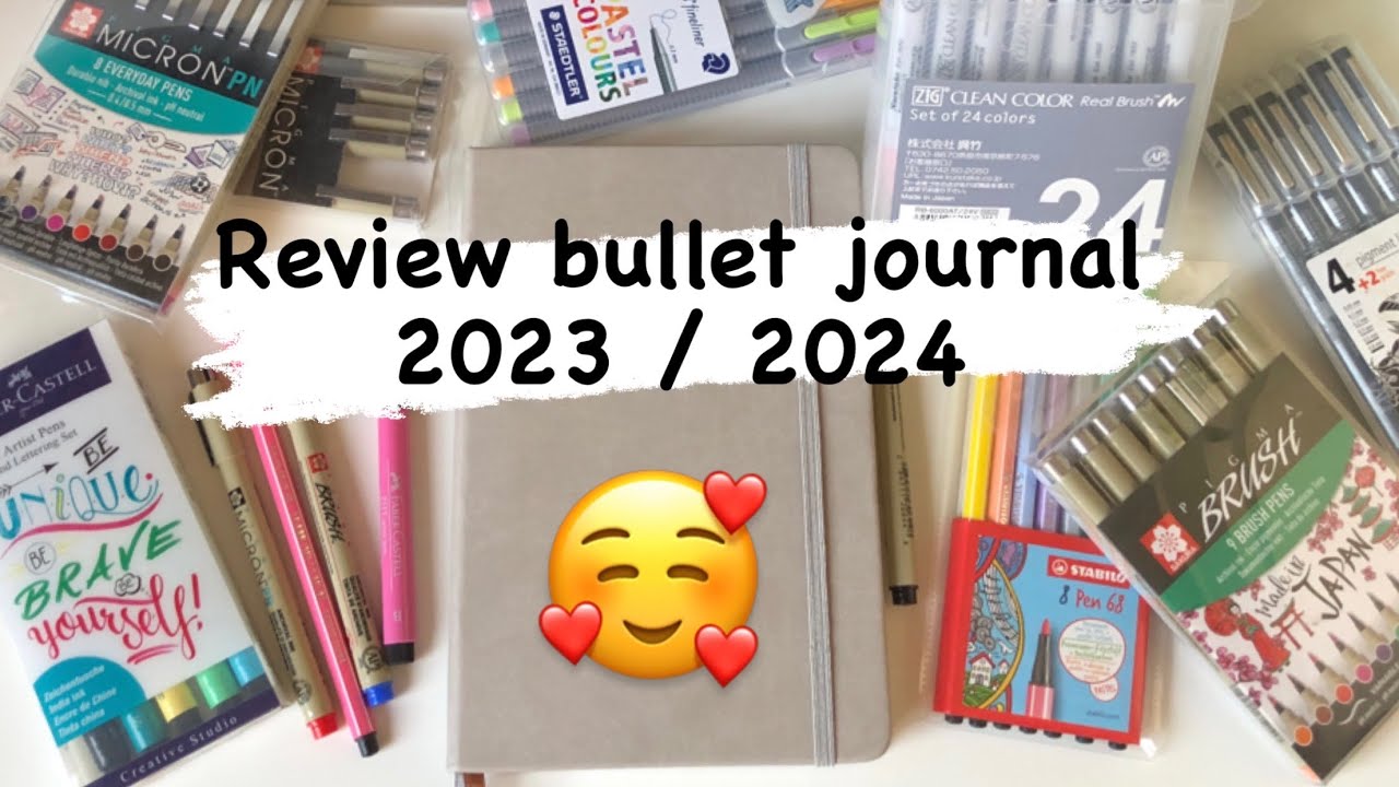 Review bullet journal 2023 2024
