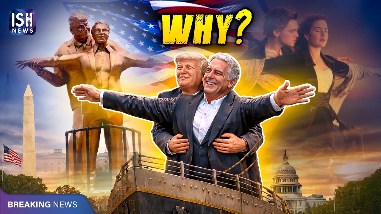 Titanic Style 12-Feet Statue of Trump and Epstein Appears on Washington’s National Mall | ISH News