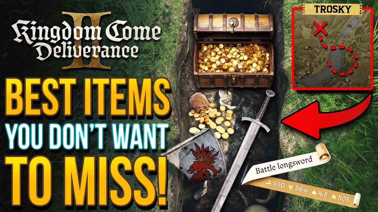 This Would've Been Nice TO Find 80 Hours Ago! Kingdom Come Deliverance 2 Best Treasure in Trosky!