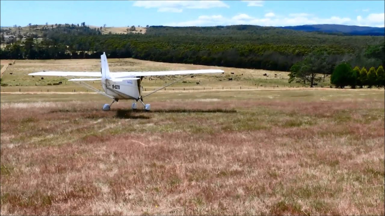 SKYRANGER SWIFT UPHILL CROSSWIND LANDING AND TAKEOFF