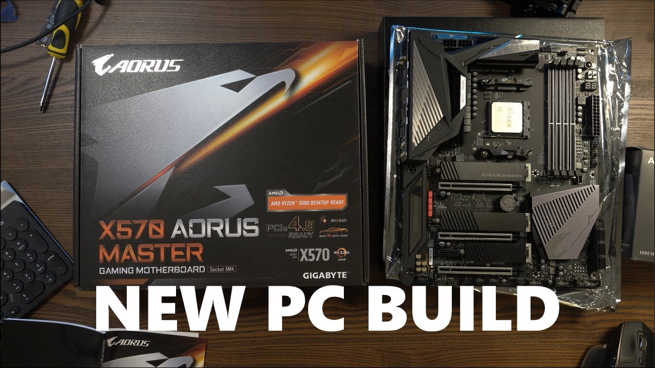 New PC Build (Part 1) - Gigabyte X570 Aorus Master & AMD Ryzen 9 5950X