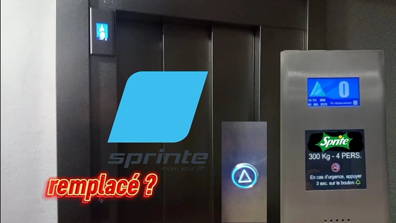 3 portes rapides ! Vieu ascenseur remplacé par Sprinte