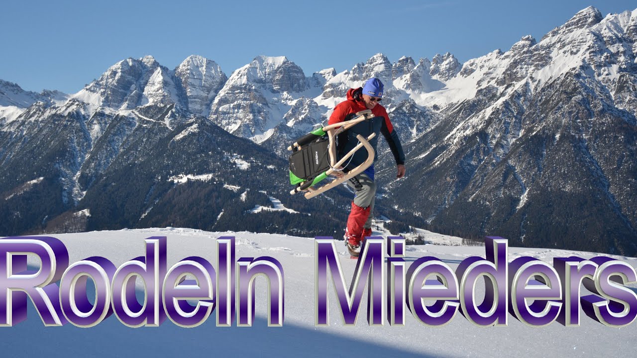 Rodeln Mieders 6 km DER ALPENRODLER Rolf Majcen
