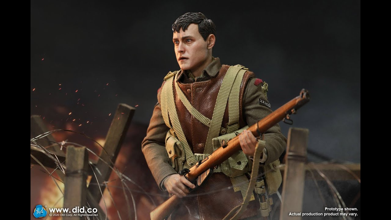 Protopreview DID 1:6 WWI British Infantry Lance Corporal William & Trench Diorama Set
