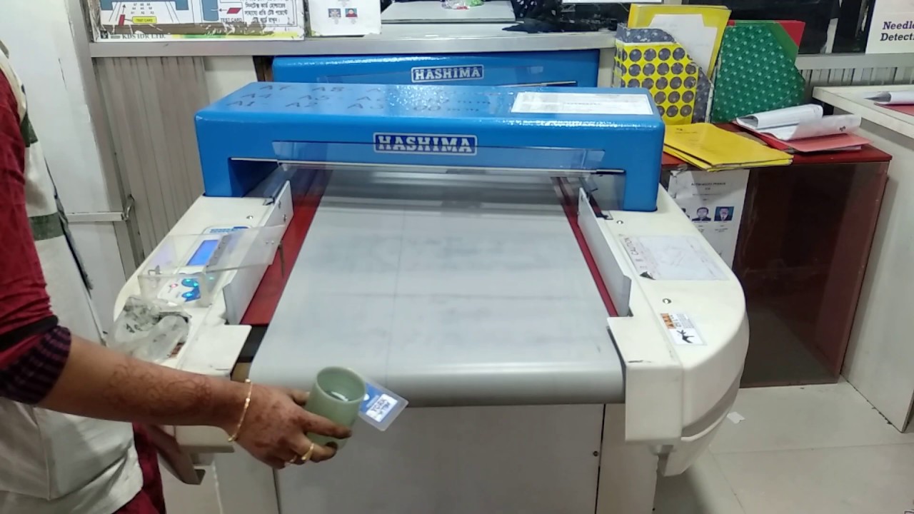 9 point calibration of a double head needle detector machine.