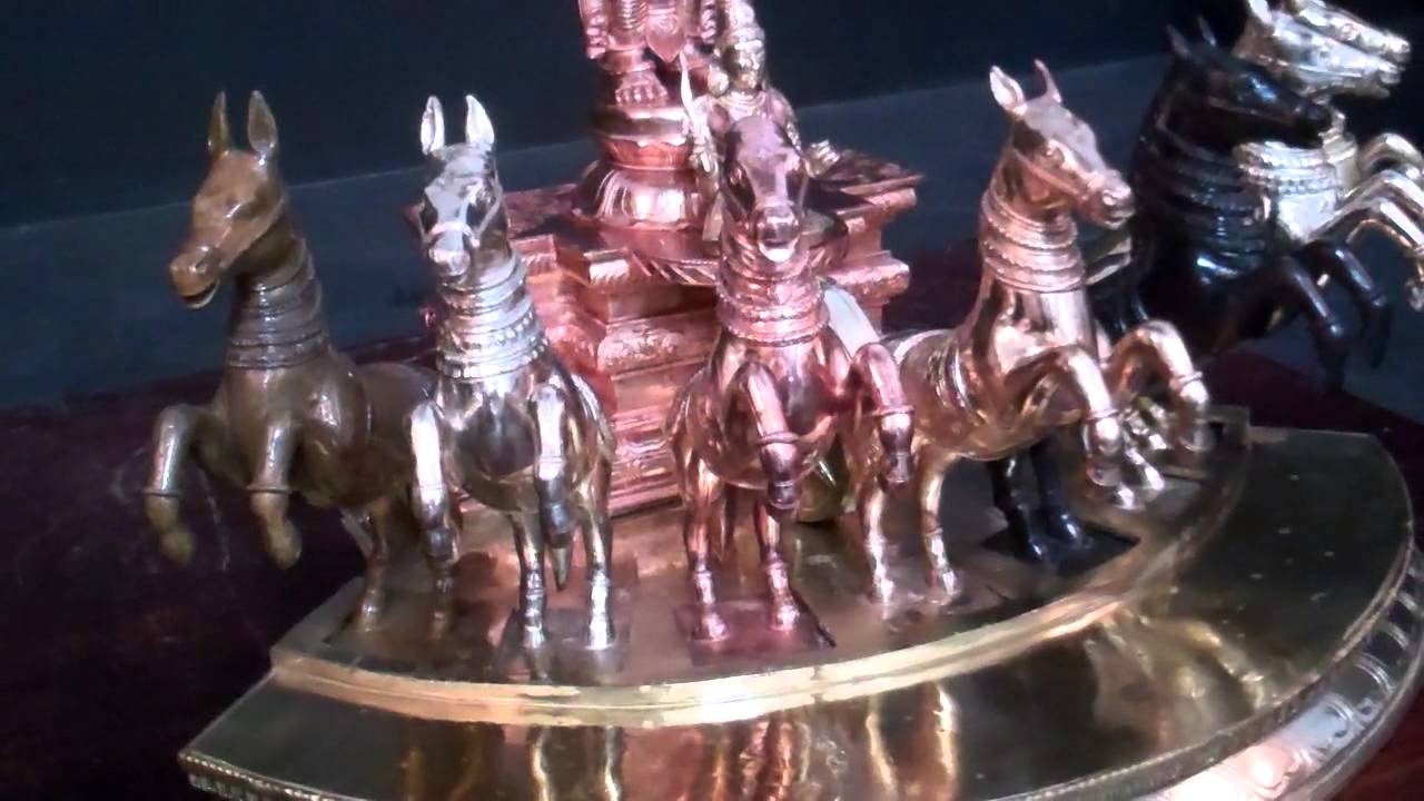 Bronze Hindu Surya Statue www.lotussculpture.com
