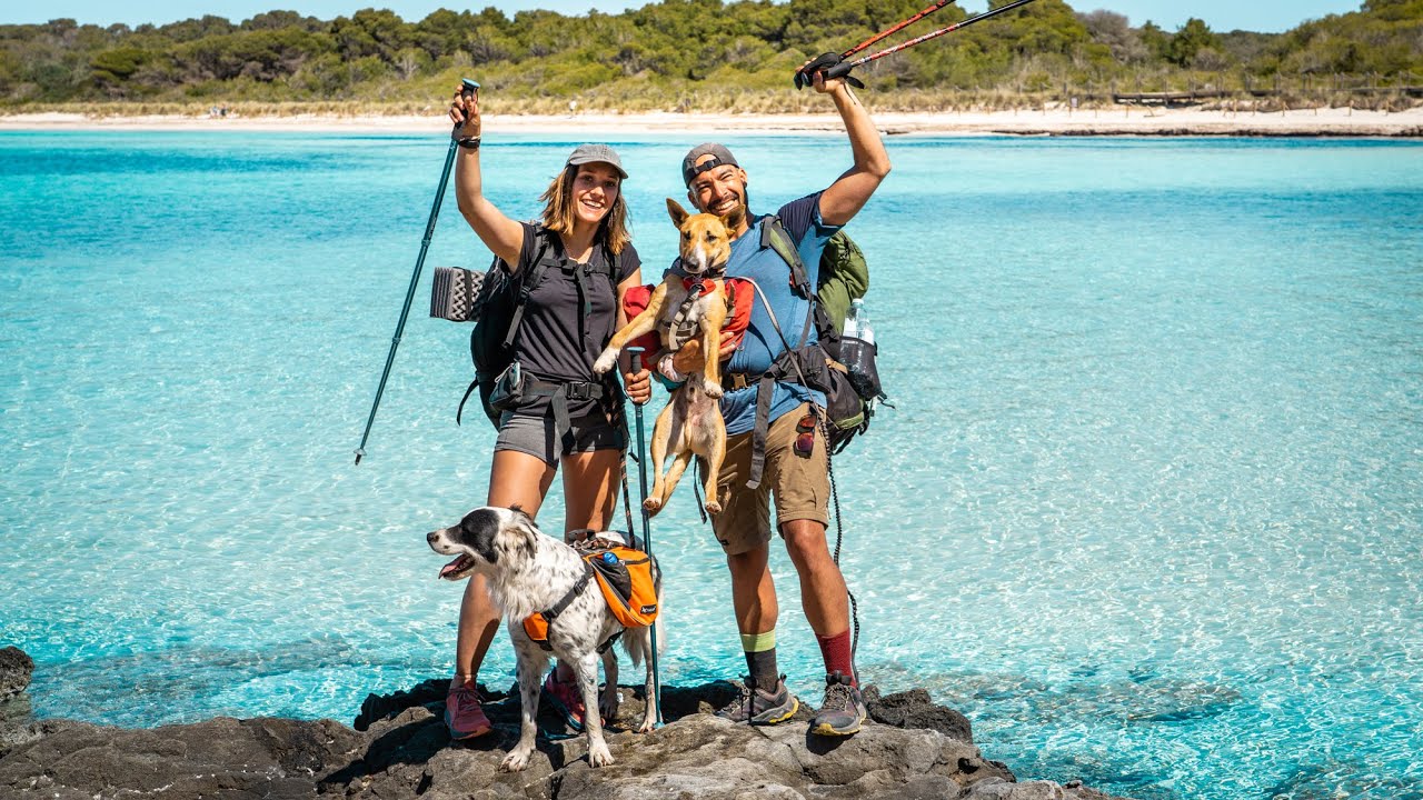 Caminando 200km y haciendo VIVAC con mi familia en una ISLA PARADISIACA | Camí de Cavalls