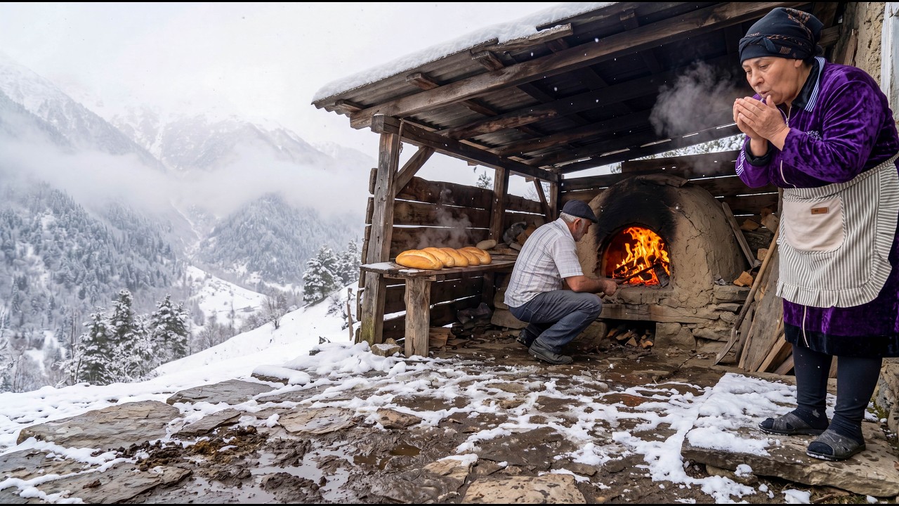 High in the Mountains | An Elderly Couple Lives Without Modern Life