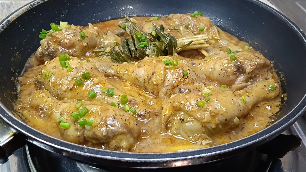DI KO INAKALANG MASARAP PALA ITO! LEMONGRASS CHICKEN WITH GATA!