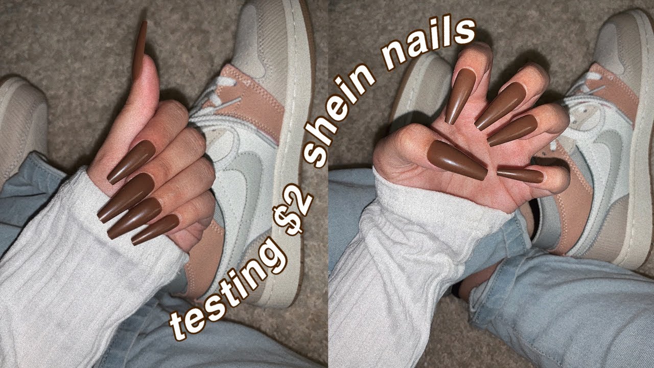 testing $2 shein press on nails / day in my life vlog