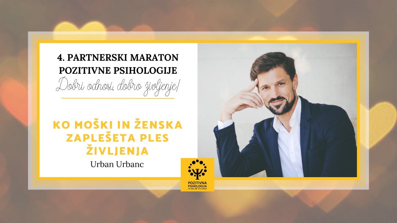 Urban Urbanc: Ko moški in ženska zaplešeta ples življenja