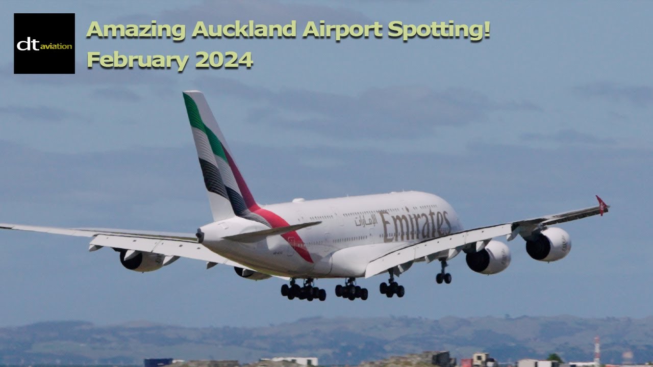Amazing Auckland Airport Spotting! 4K