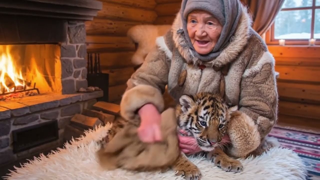 Пожилая женщина спасла умирающего хищника во время метели (-71°C).