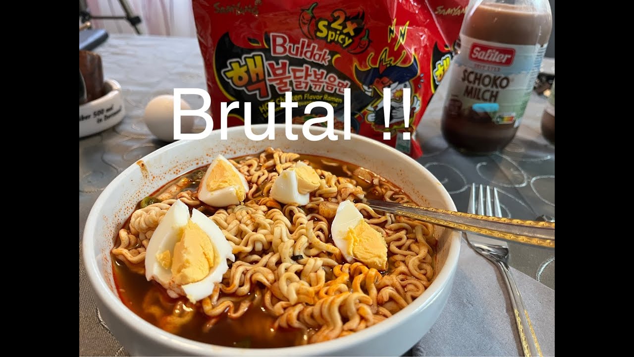 Buldak Brutalscharf Nudeln Test