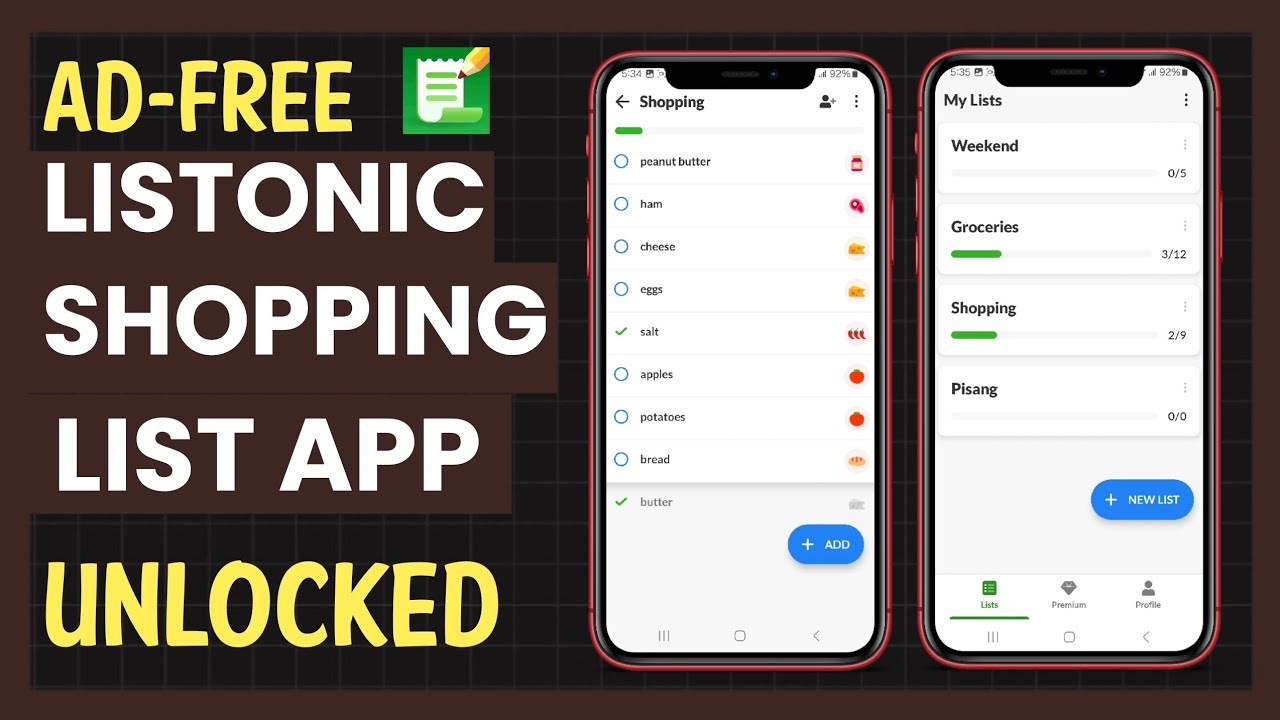 Best Free Listonic Shopping List App for Android
