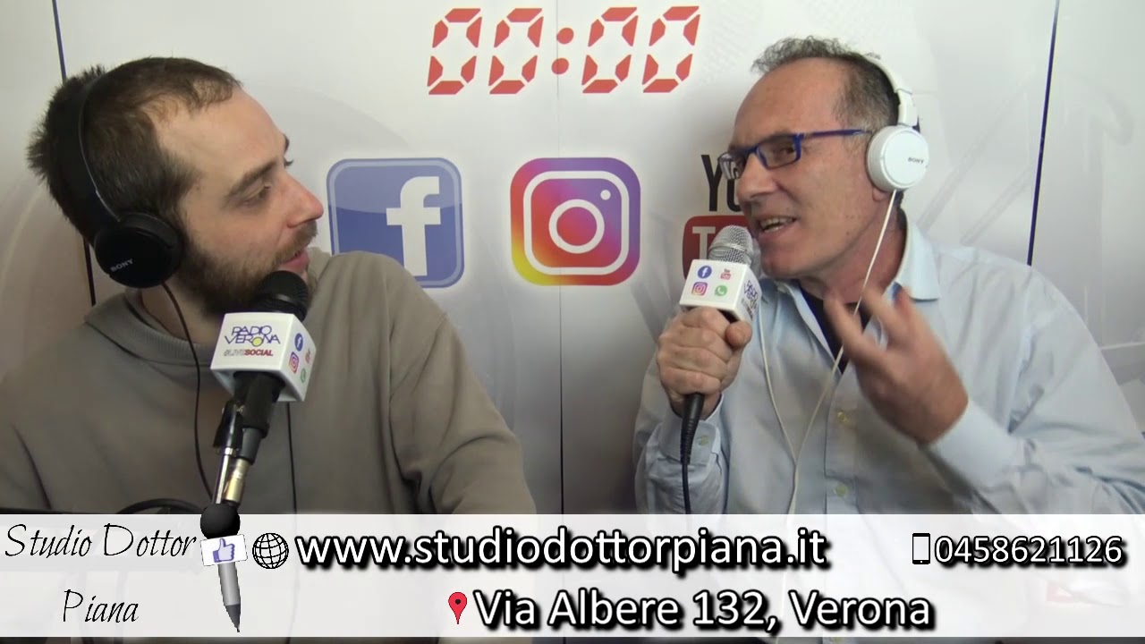 Intervista di Radio Verona al dott. Andrea Piana