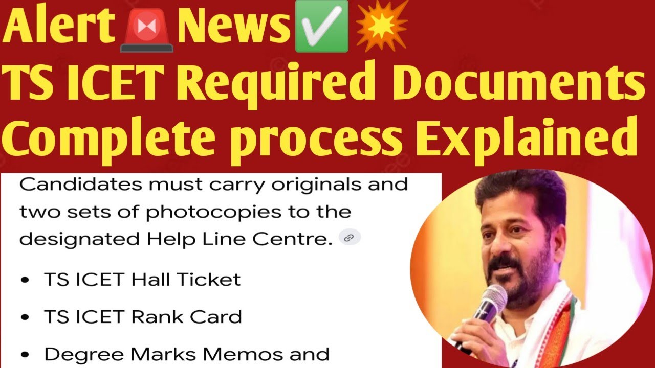 TS ICET Documents 2026 | TS ICET Counselling Process 2026 | TS ICET Seat Allotment 2026 | ICET We...