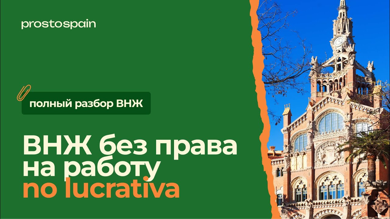 ВНЖ No Lucrativa в Испании: что нужно знать?