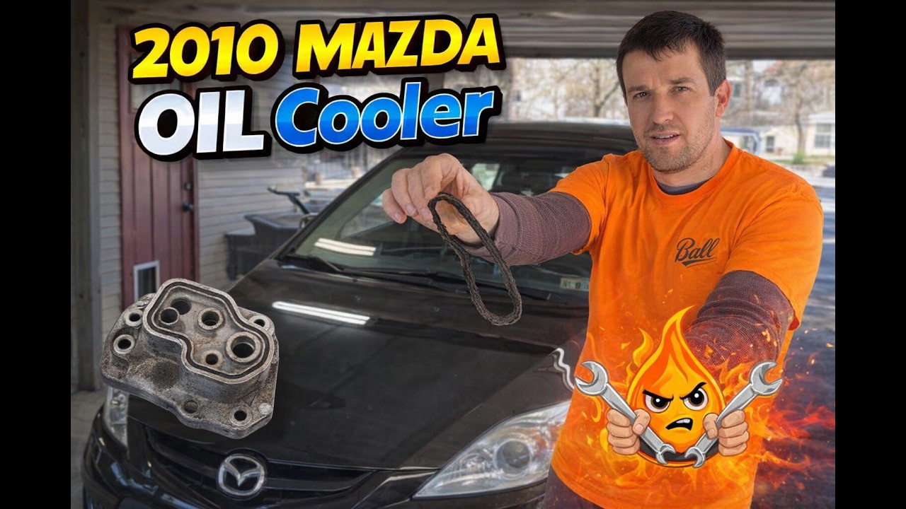 Замена прокладки маслоохладителя Mazda 3 и 5 2.3L MZR #механик #авторемонт #ремонтавтомобилей