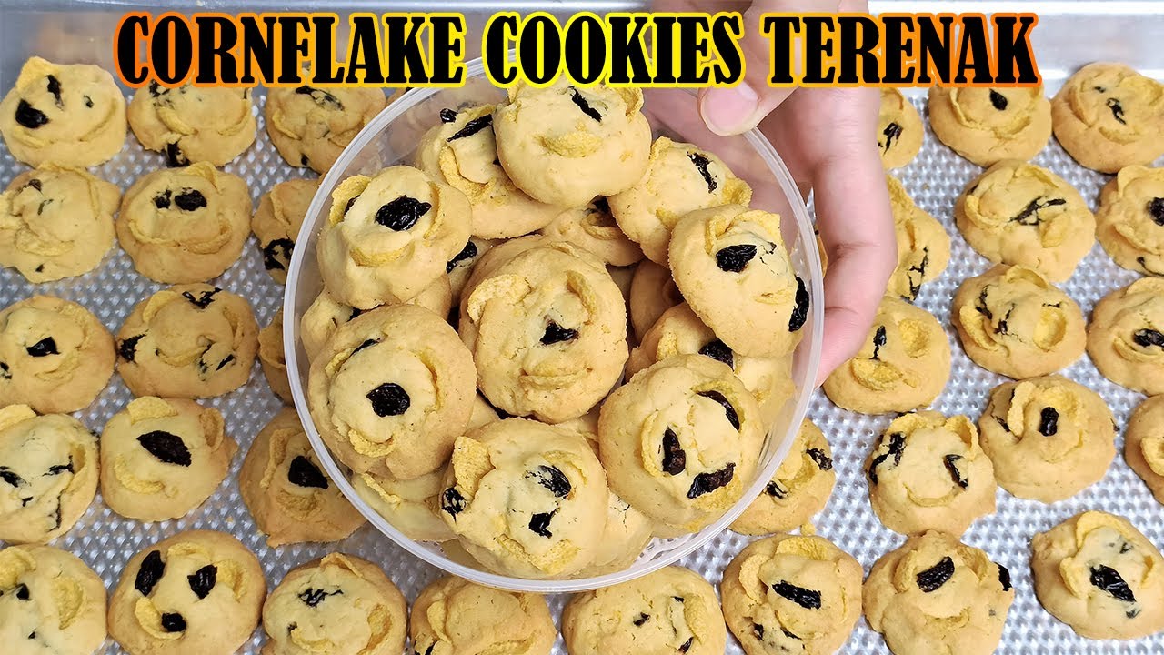RESEP CORNFLAKES COOKIES TERENAK!! BIKINNYA GAMPANG BANGET