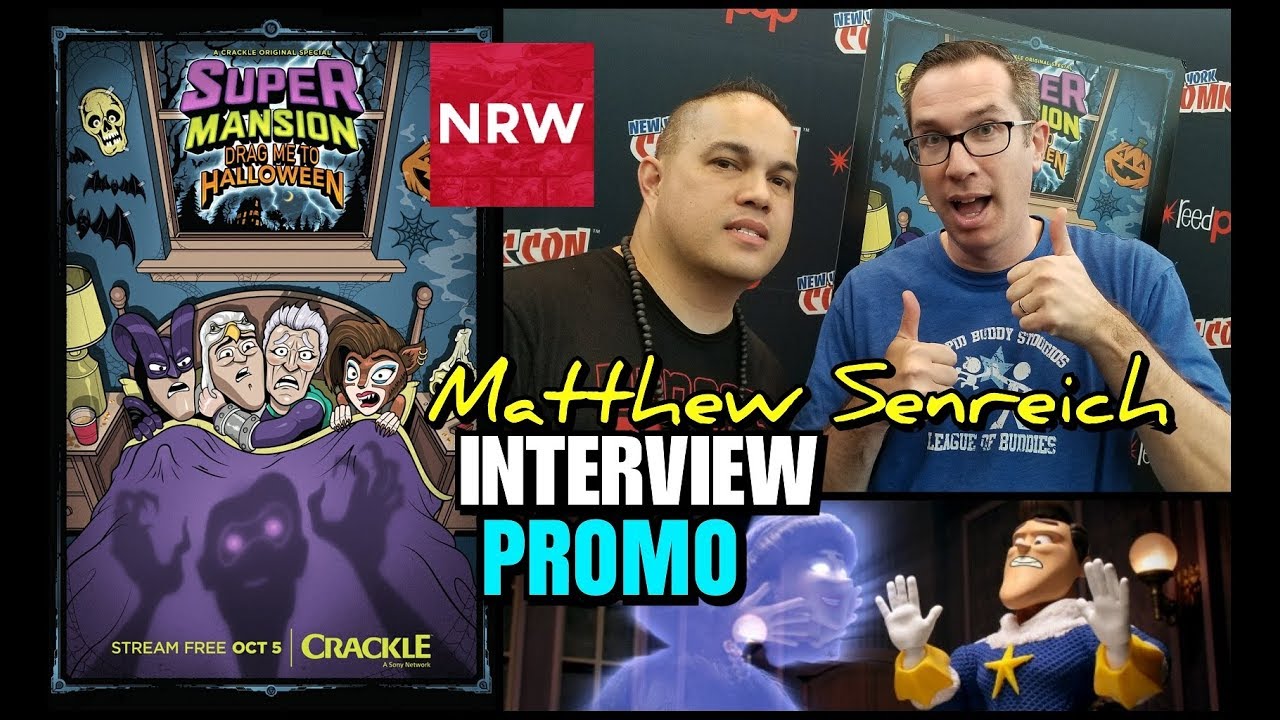 NRW: Matthew Senreich of Robot Chicken & Crackle's Supermansion! Promo! #NewReleaseWednesday #NRW