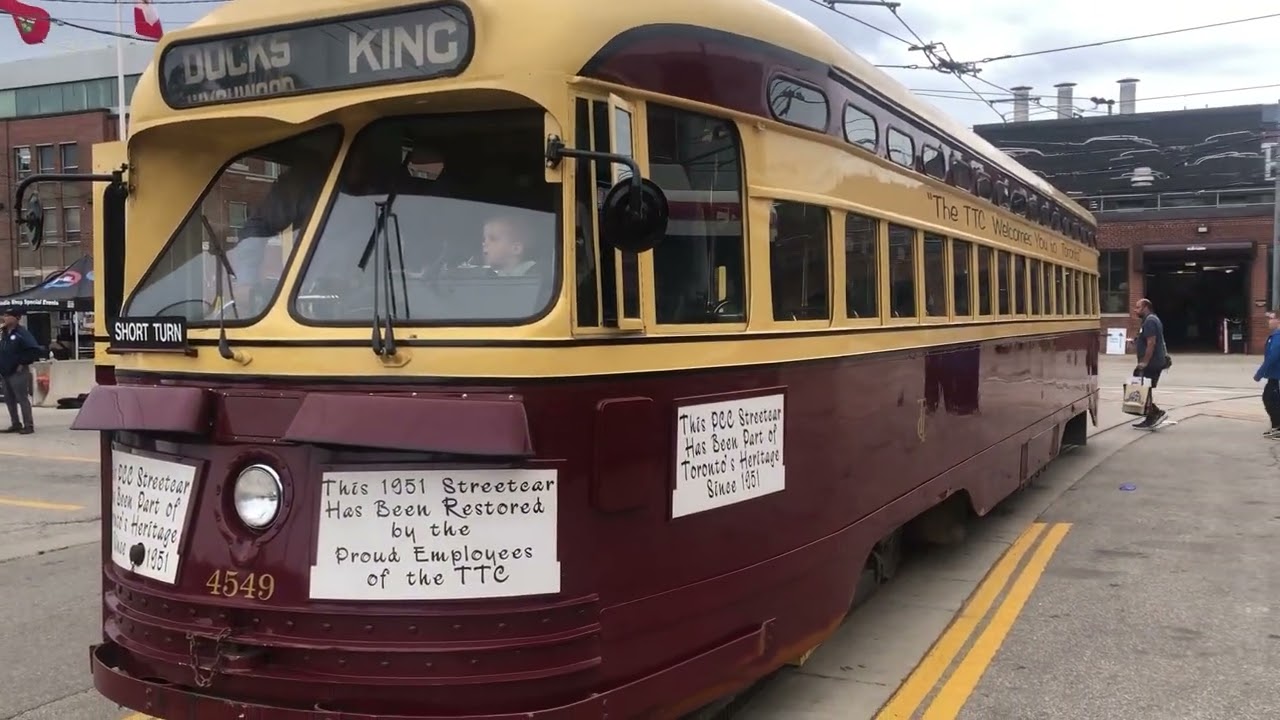 Toronto Transit Commission PCC streetcars 4500 & 4549.