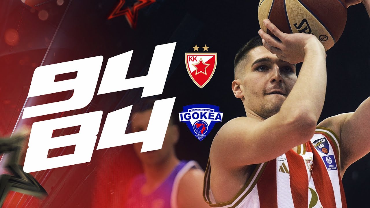 SVI POENI ZVEZDE - KK Crvena zvezda Meridianbet vs. KK Igokea 94:84 | ABA LEAGUE TOP8, R1