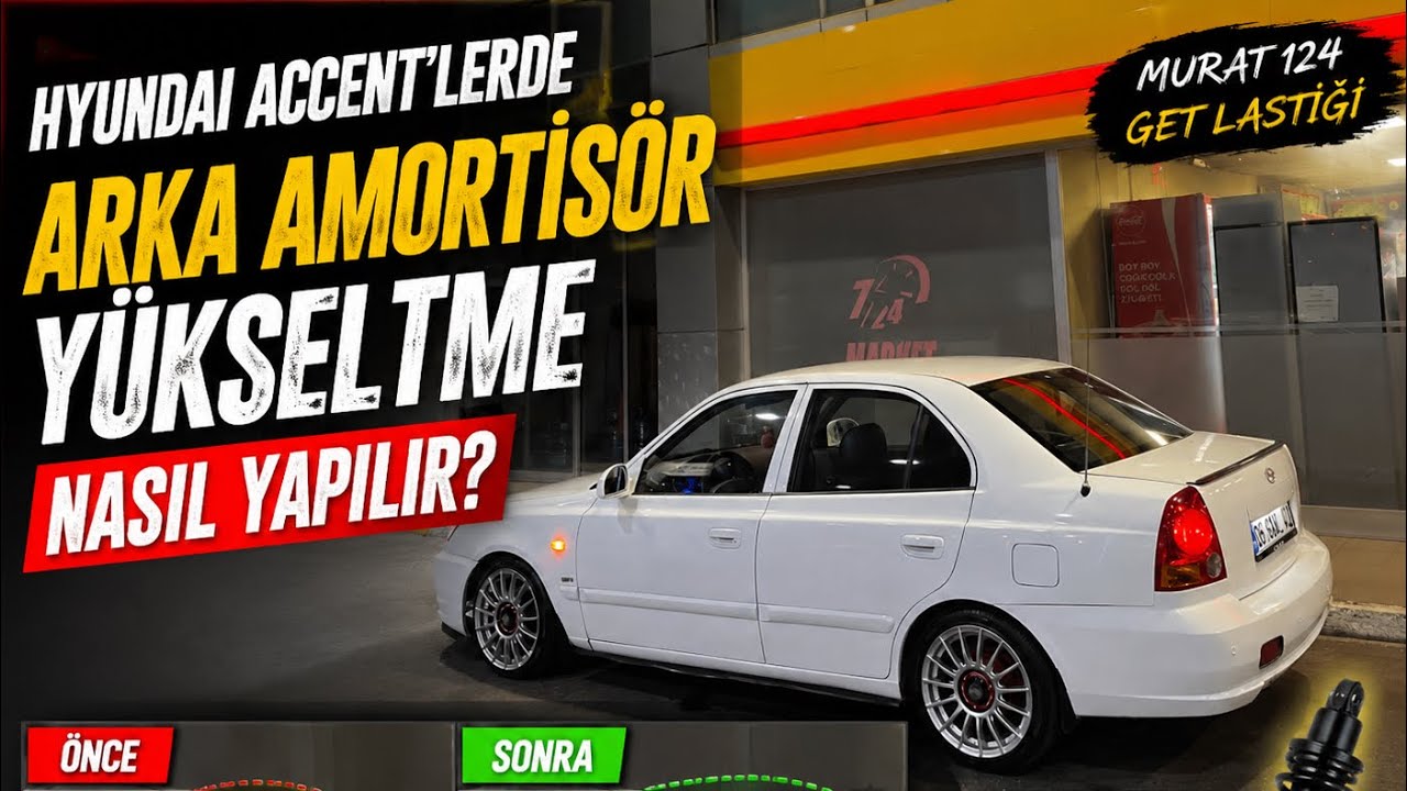 Hyundai accent admire ve milanyumlarda arka tarafı yükseltme ve Arkadan gelen sesin kaynagı nedir ??