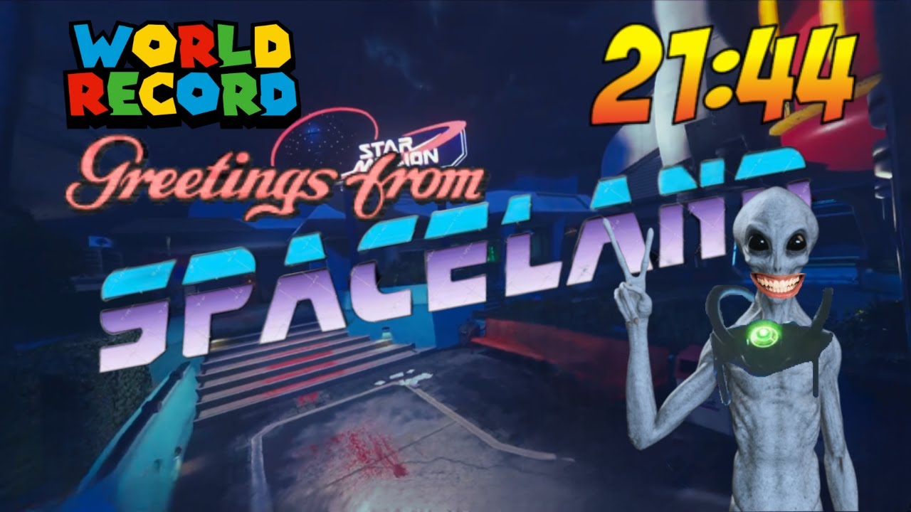 [WR] Zombies in Spaceland Solo Easter Egg Speedrun in 21:44 (Fortune Cards)