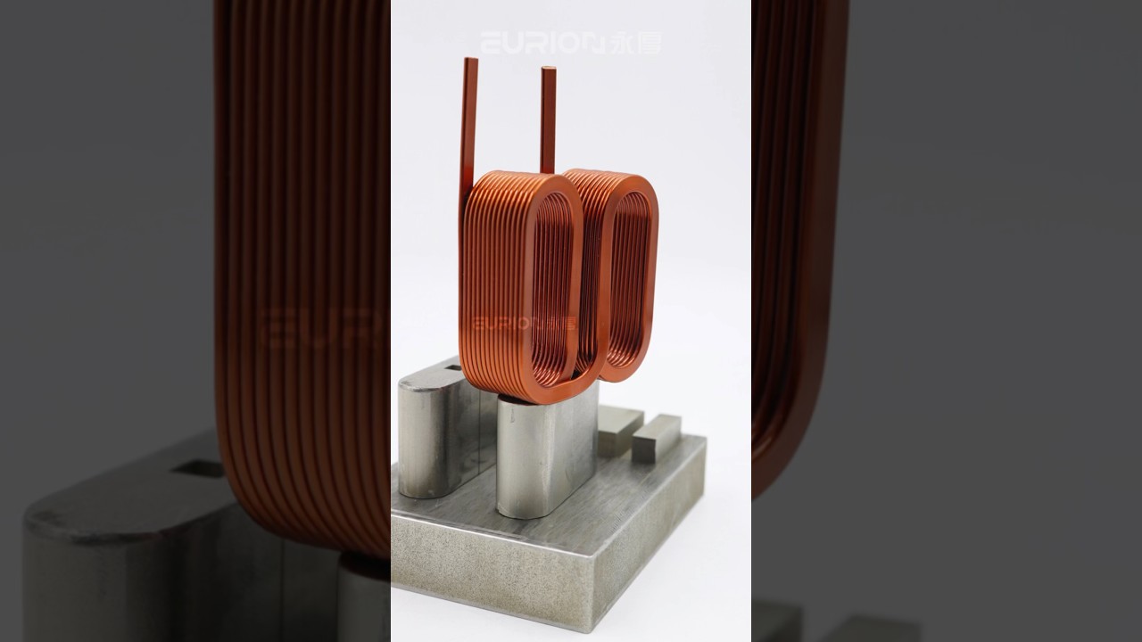 Automated Flat Wire Coil Winding Precision for Power Electronics CNC Enamelled Copper Flat Windings