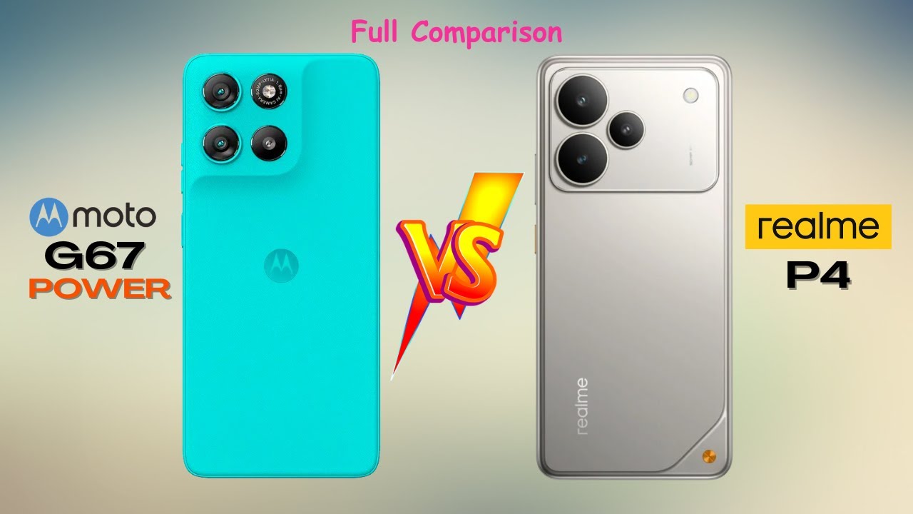 Moto G67 Power 5G vs Realme P4 5G | Full Comparison | Which One Is Better?