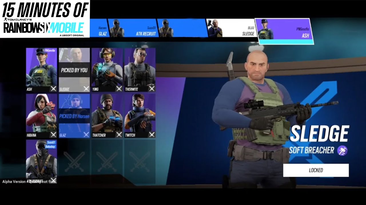 Rainbow Six Mobile - 15 Minutes Closed Alpha Gameplay