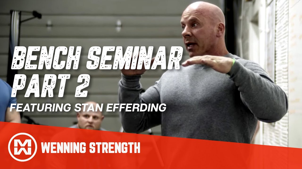Stan Efferding Drops Weightlifting Diet Tips on Matt Wenning Bench Press Seminar